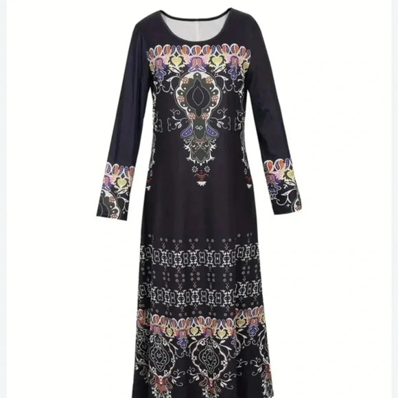 NORACORA New Dress Black FloralS - Picture 1 of 8